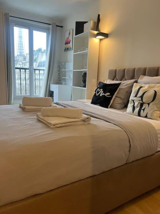 Appartement Paris Vue Tour Eiffel Trocadero 外观 照片