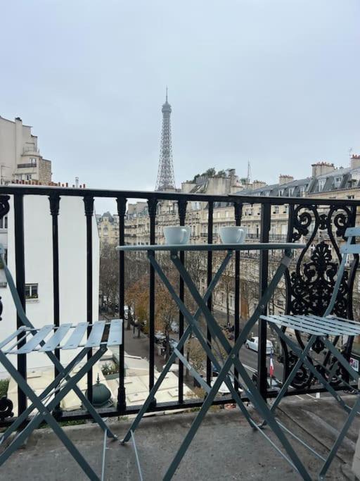 Appartement Paris Vue Tour Eiffel Trocadero 外观 照片