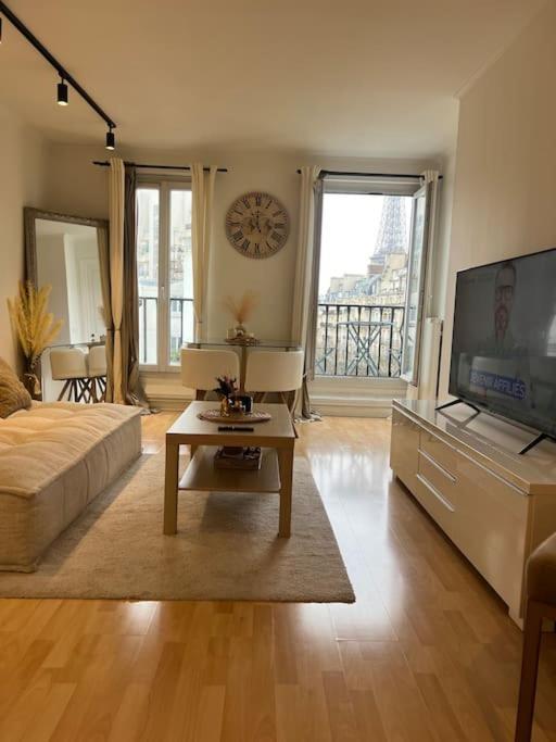Appartement Paris Vue Tour Eiffel Trocadero 外观 照片