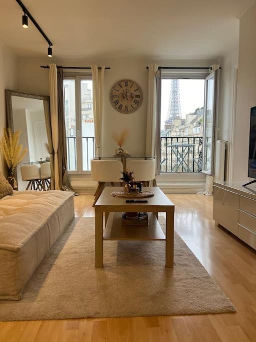 Appartement Paris Vue Tour Eiffel Trocadero 外观 照片